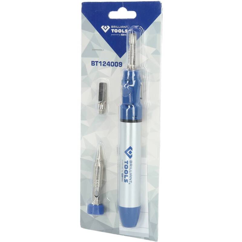 Brilliant Tools Gaslötset Lötgerät Mikrogerät BT124009 Lötspitze inklusive - 4042146778500