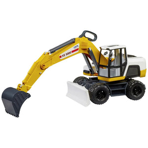 B-Ware BRUDER XE 5000 Mobilbagger 1:16 Baufahrzeug Modell gelb/weiß für Kinder ab 2 ...