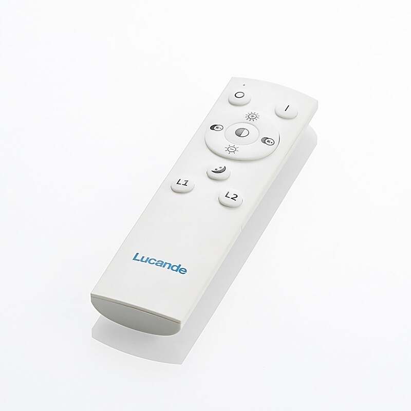 Lucande Deckenlampe Senne LED dimmbar CCT Wandleuchte silber Aluminium Eisen - 4251096597646