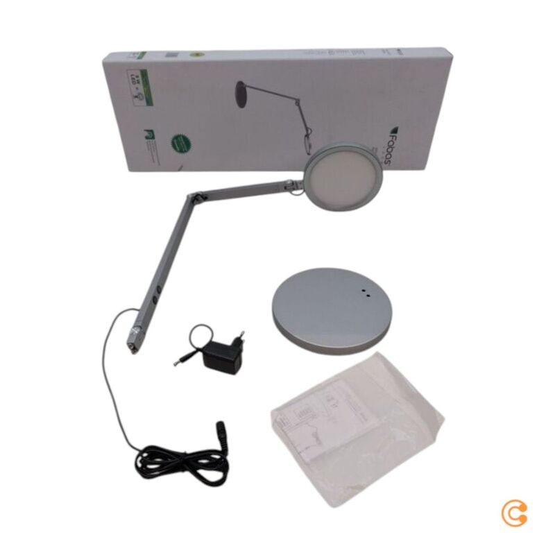 FABAS LUCE Tischleuchte Regina LED dimmbar Touchdimmer warmweiß 80cm alu 1000lm - 8019282510826