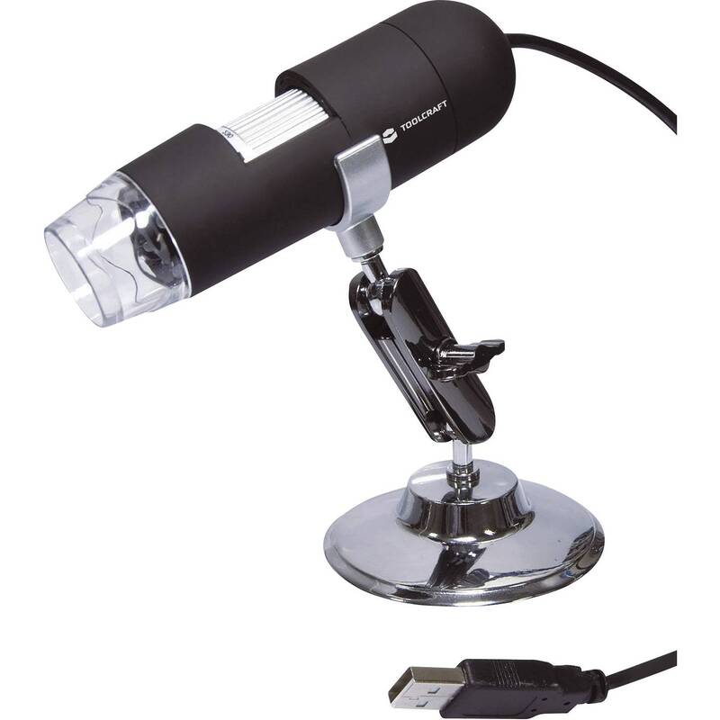 Toolcraft USB Mikroskop DigiMicro 2.0 Scale 200x Vergrößerung 2MP Kamera 350g - 4053199557127