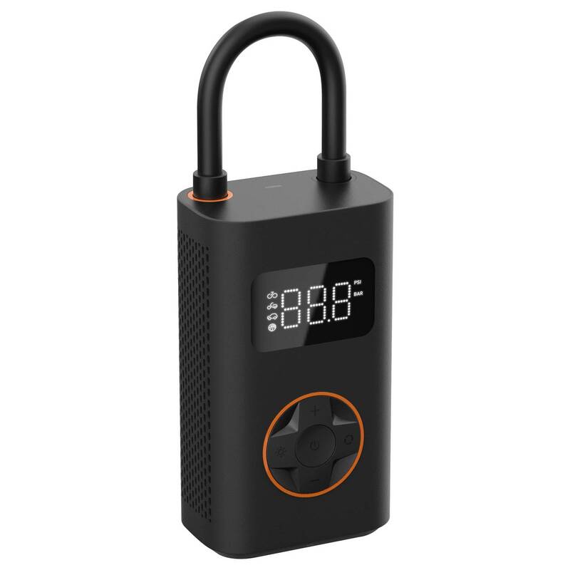 QiCycle Luftpumpe Pumpe N2 Elektrische Air Inflator USB C Schwarz LED Display - 6975652220066