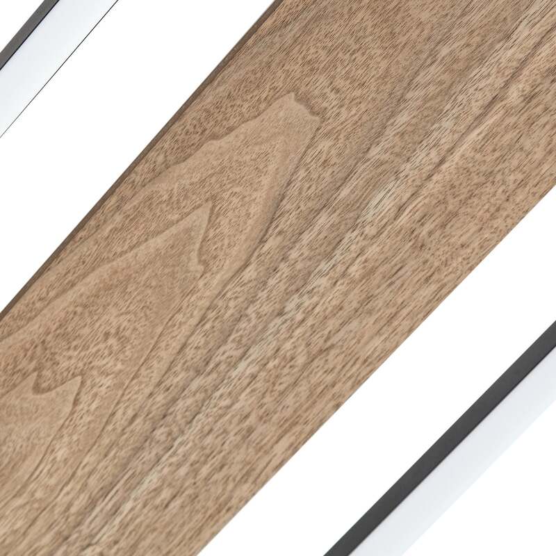 Lucande Deckenleuchte Vectra LED Lampe dimmbar Holz schwarz 100x30cm 3000K - 4255830910999