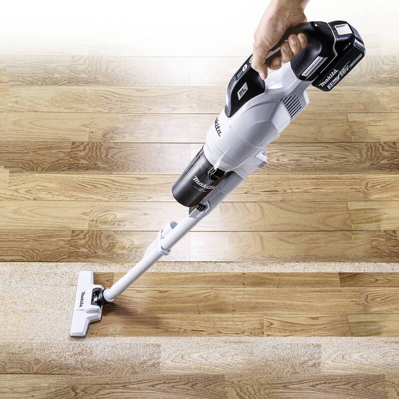 Makita Akku-Staubsauger DCL286FZW 18V Zyklonbeutellos 1,9 kg Weiß - 88381781664