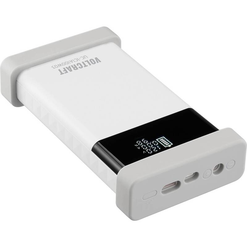 VOLTCRAFT USB Ladegerät UC-1C1A100W03 100W 2x USB-C USB-A PD 3.0 Pure White - 4064161390789