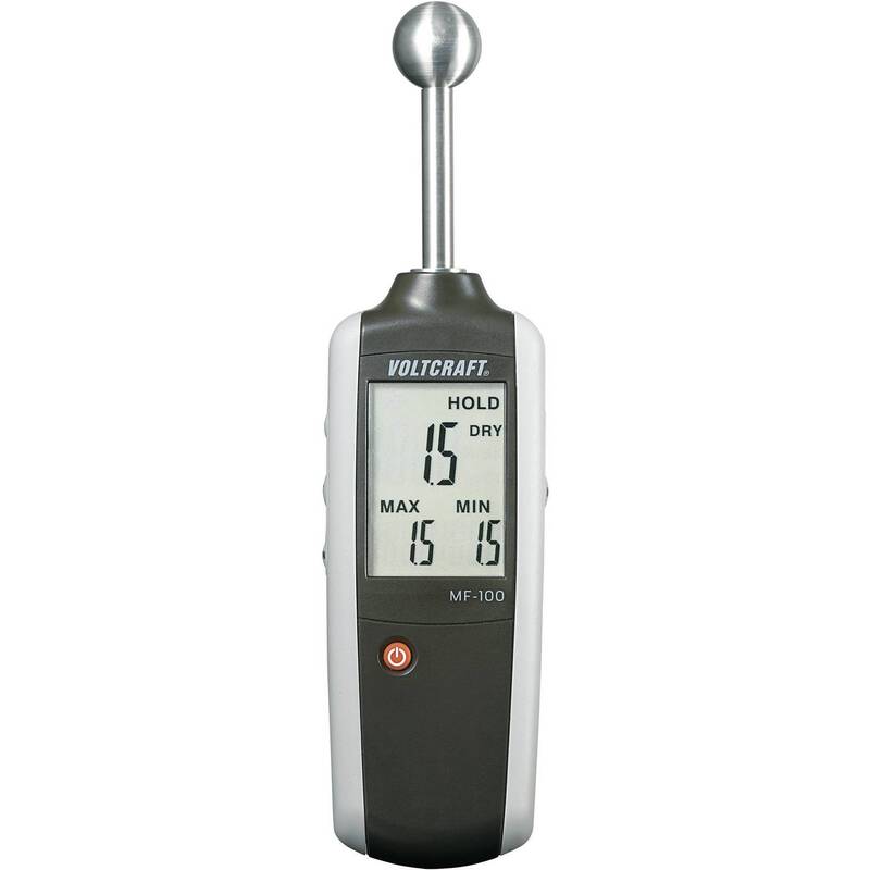 Voltcraft Materialfeuchteindikator MF-100 Feuchtigkeitsmesser Holz Baustoffe - 4016138567496