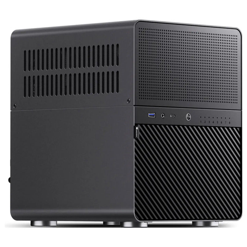 Jonsbo N3 NAS Gehäuse Mini-ITX Aluminium schwarz 3,5 Zoll HDDs 8-fach Hot-Swap - 6970620553184