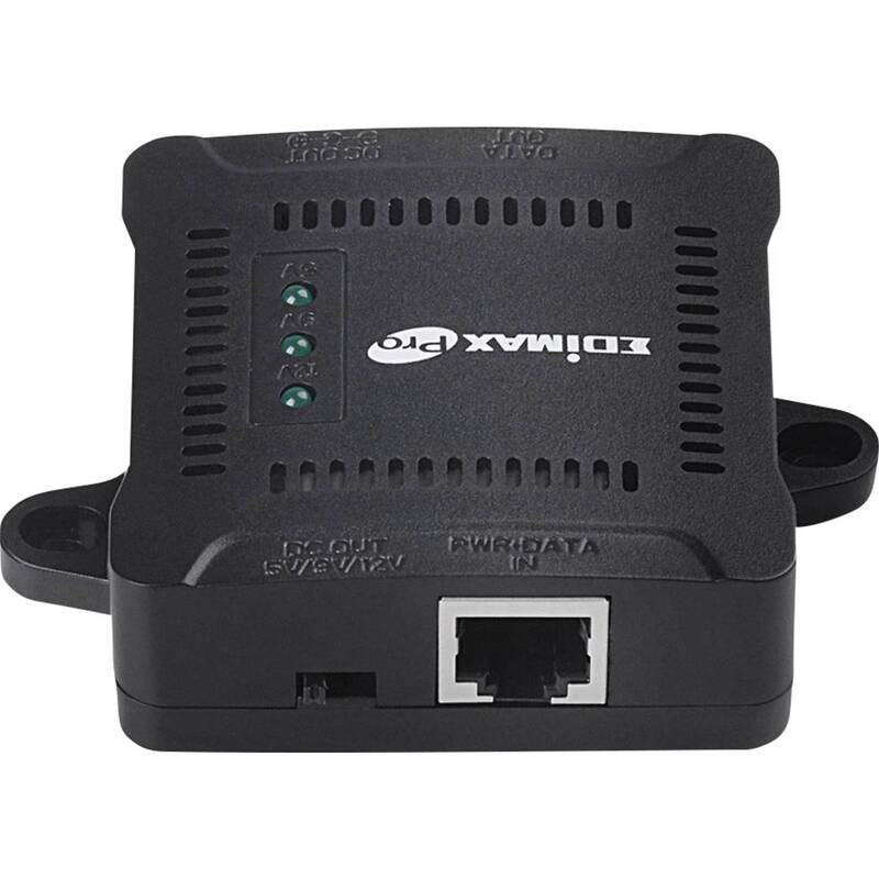 Edimax Splitter Verteiler GP-101ST Gigabit PoE Netzwerk Stromversorgung - 4717964701374
