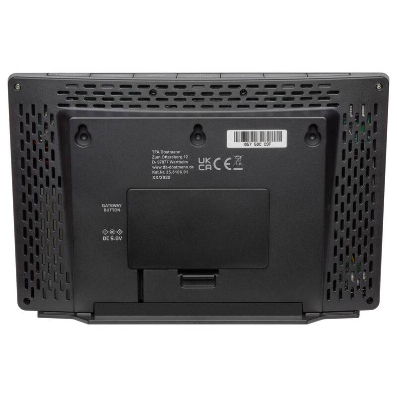 TFA Dostmann WLAN-Wetterstation TFA.me ID-05 Wettervorhersage 4 Tage schwarz - 4009816043573