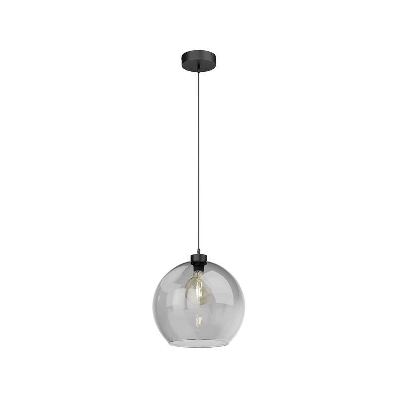 TK Lighting Hängeleuchte Cubus Hängelampe Leuchte Licht rauchgrau Glas Ø30cm E27 - 5901780542924