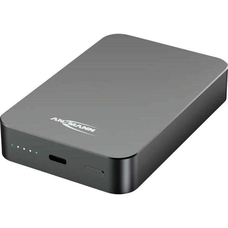ANSMANN Powerbank 10000 mAh PB115PD MagSafe USB-C Ladegerät kabellos mehrfarbig - 4013674222230