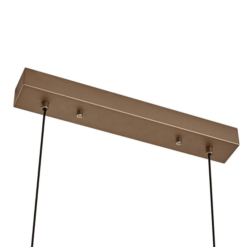 Hängeleuchte Pendelleuchte Lindby LED Lampe schwarz braun Metall 100 cm - 4255830903540
