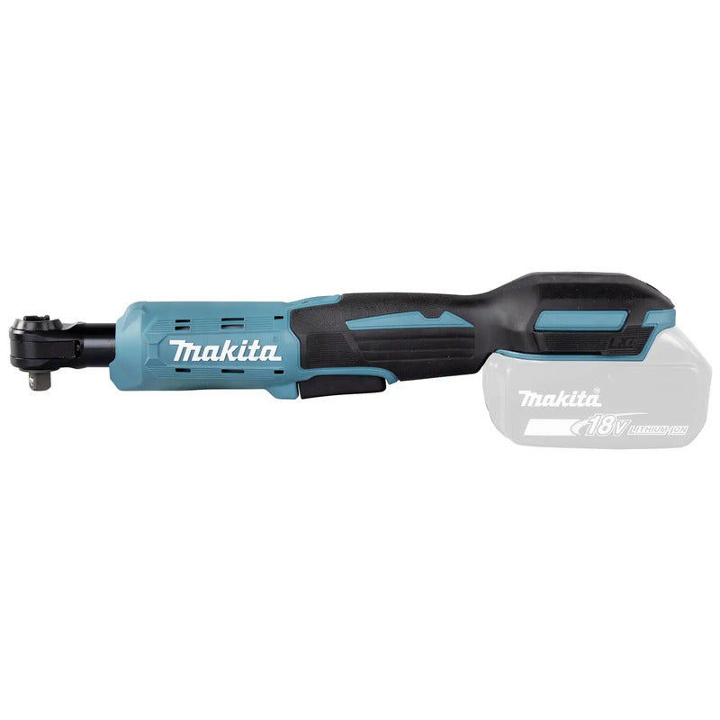 Makita Akku-Ratschenschrauber DWR180Z 18V Li-Ion ohne Akku 47,5Nm 1,6kg kompakt - 0088381732871