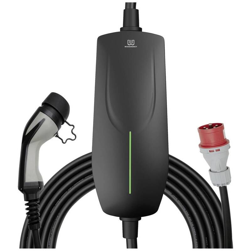 Wissenergy Mobile Ladestation Typ 2 Mode 2 16A 11kW IP66 grau 6m Kabel Länge - 4064161260150