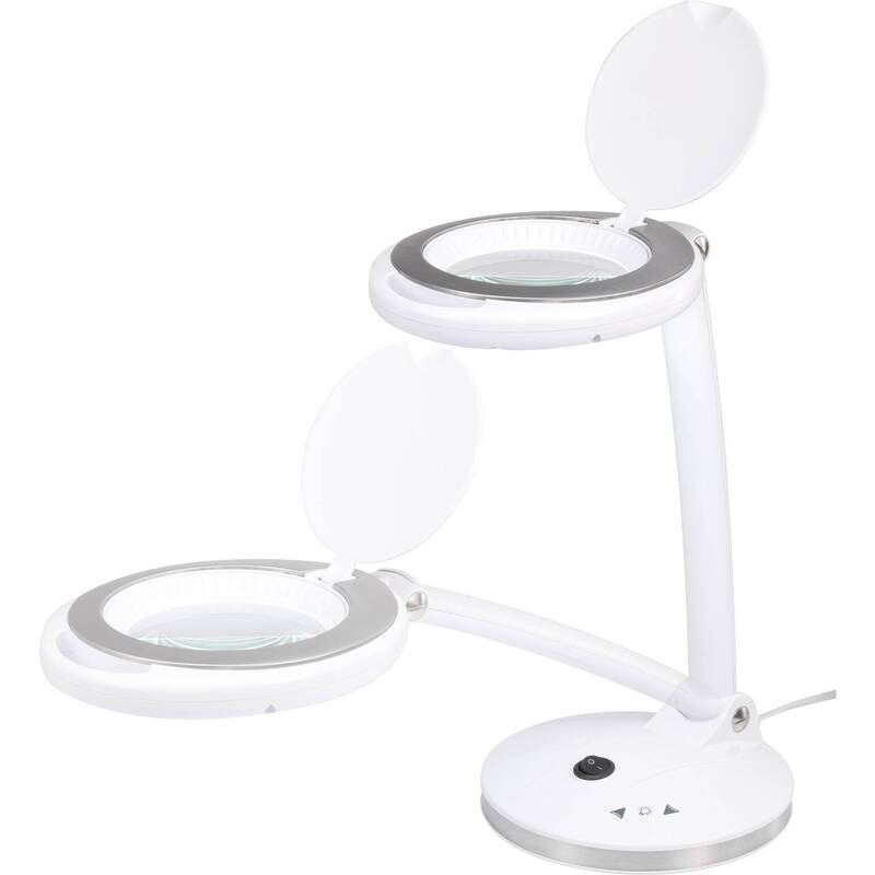 Toolcraft Tisch-Lupenleuchte Arbeitsleuchte Lupe Lampe Leuchte 1.75 x EEK:F weiß - 4064161198897