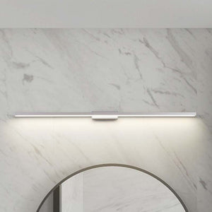 B-Ware Lindby LED-Badleuchte Spiegellicht Alenia Aluminium 120cm IP44 grau