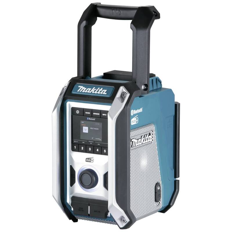 Makita DMR115 Li-ion CXT LXT DAB/DAB Plus Job Site Radio with Bluetooth  Batteries and Charger - 0088381886949