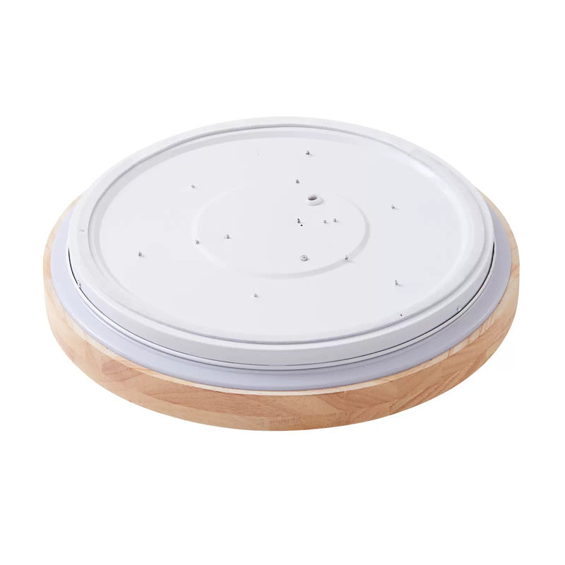 Lindby Smart LED-Deckenleuchte Mirren 49,5cm dimmbar CCT Tuya WLAN Holz - 4251911766868