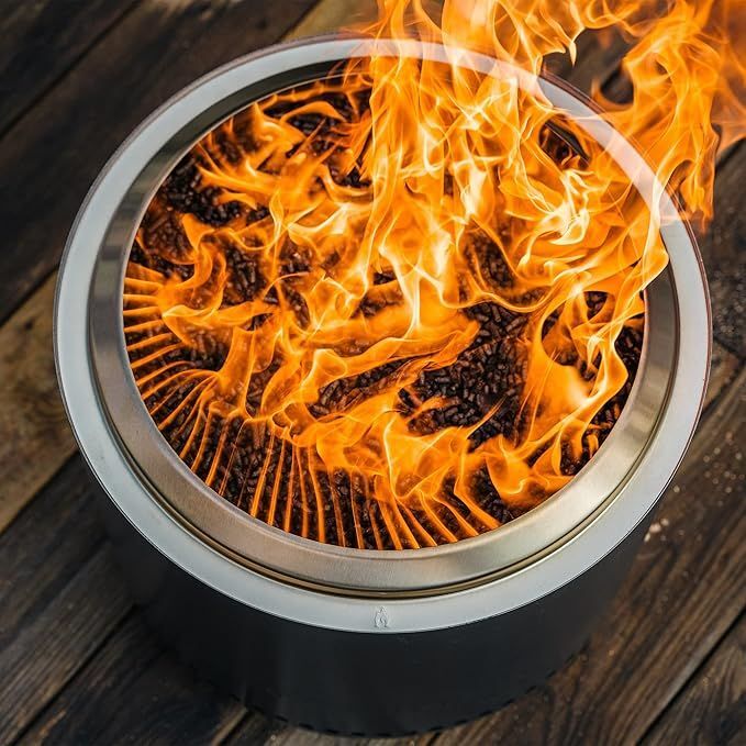 Solo Stove Bonfire Pellet Adapter | Accessory for Outdoor Fire Pit Ranger  Extension for Burning Pellets  Safe Burning  Stainless Steel  Diameter: 17. - 850040701951