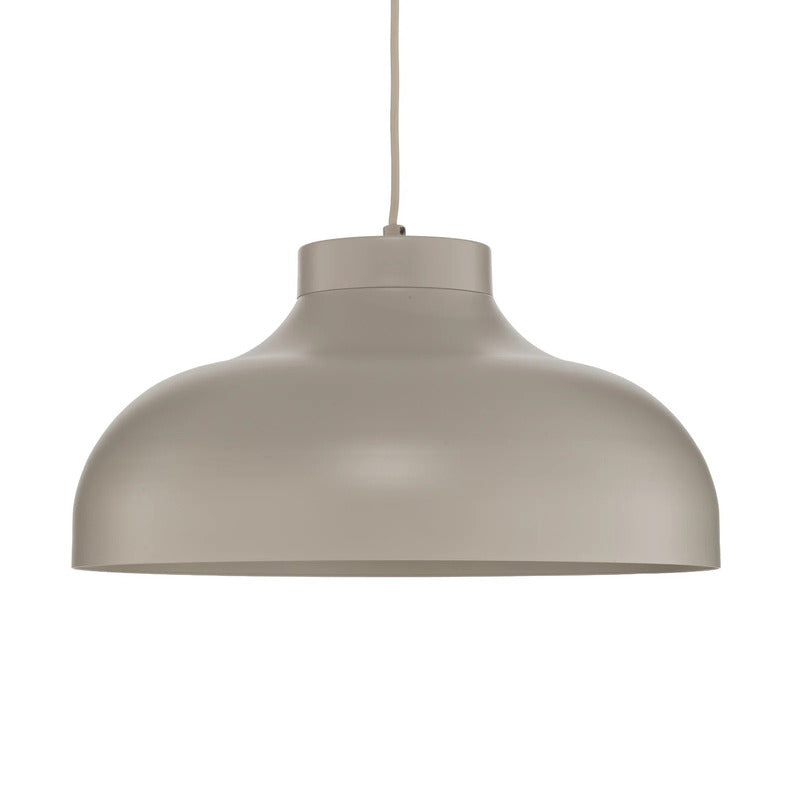 Hängeleuchte Basca LED Pendelleuchte dimmbar beige matt Ø40cm E27 Stahl Leuchte - 5907565918335