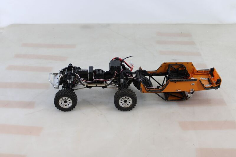Amewi RC Crawler Hyper Go SC+ 1:12 Elektro Modellauto Allradantrieb Gelb RtR - 4262500341120