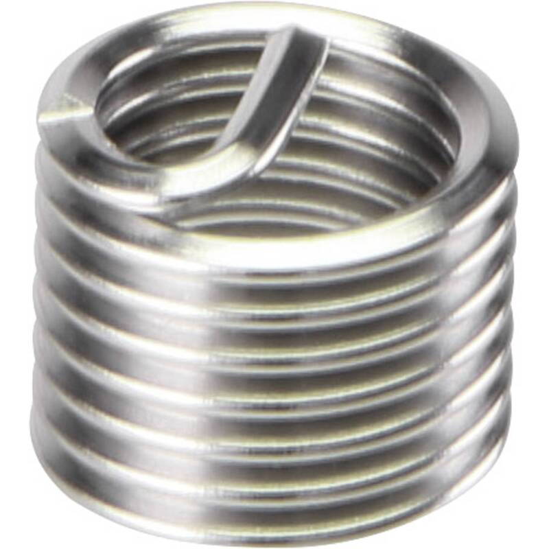 TOOLCRAFT TO-5343297 Gewindeeinsätze Gewindebuchsen M8 x 1.25 Edelstahl 92 SETS - 4053199580026