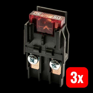 3x B-Ware iMaXX Sicherungsadapter H9120 Blade Fuse Holder MaxiOTO Schwarz 1 Stück 80A