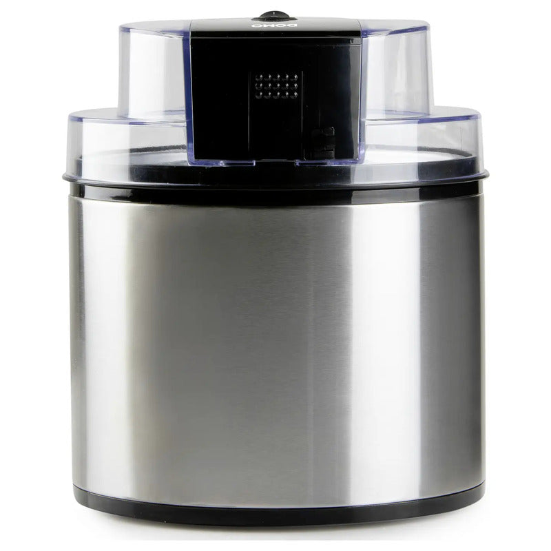 DOMO Eismaschine 2l Edelstahl Eisbereiter Eismaschine für leckeres Eis schnell - 5411397176691