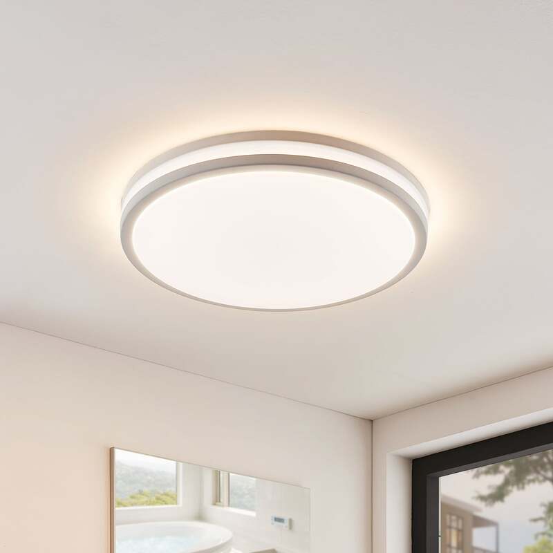 Deckenlampe Deckenleuchte LED Lampe Arnim weiß Kunststoff Fernbedienung IP44 688 - 4251096557329