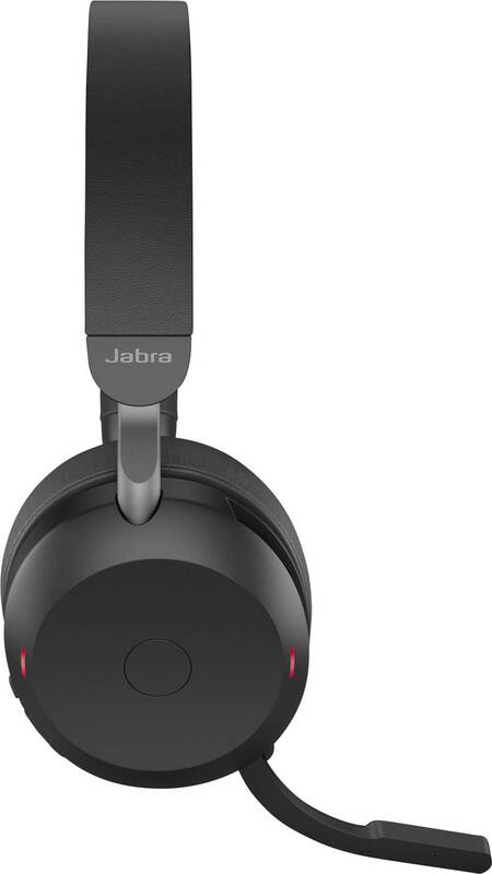 Jabra Evolve2 75 Telefon On Ear Headset Bluetooth kabelgebunden Stereo Schwarz - 5706991024388