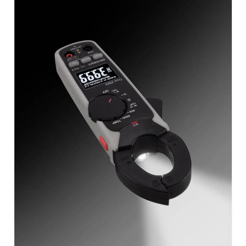 Voltcraft Stromzange VC-523 digitale Messzange 400A CAT III 600V True RMS - 4053199547463