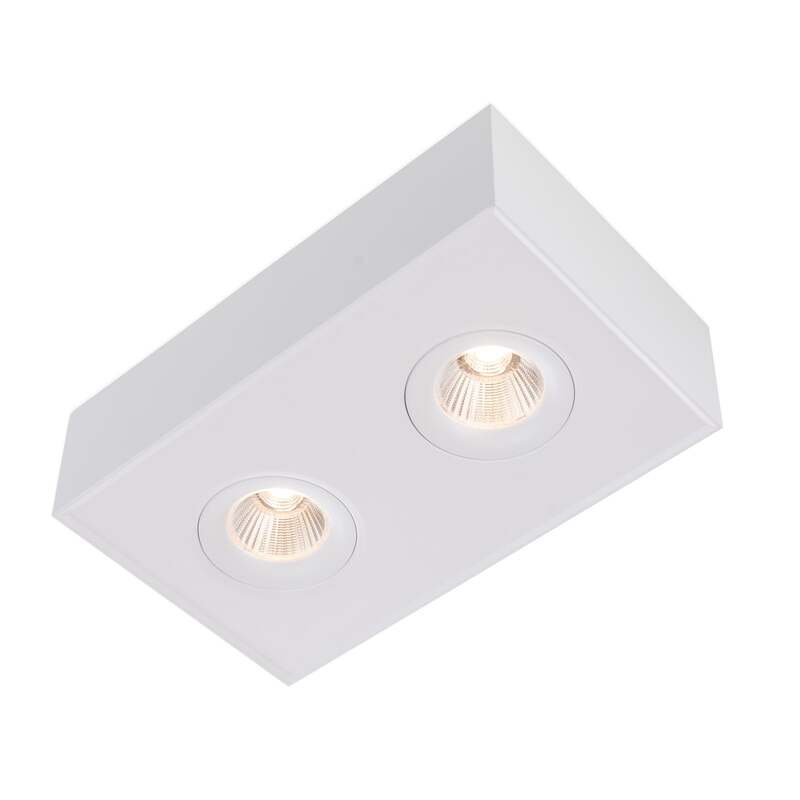 SLC Leuchte Aufbauleuchte Deckenleuchte LED Downlight DL04 Surface X2 weiß 3000K - 7070938065481