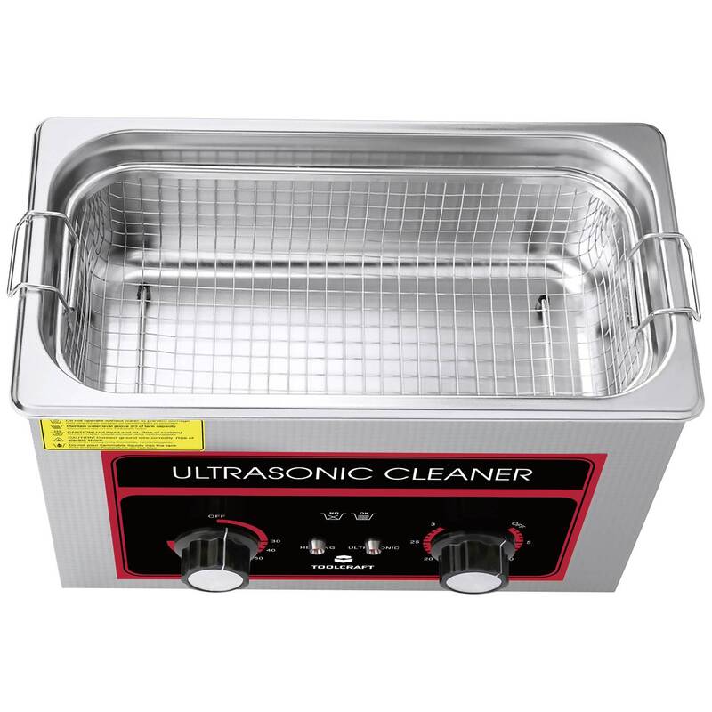 TOOLCRAFT USC-450 Ultraschallreiniger Schmuck Werkstatt Bürobedarf 380 W 4.5 l - 4064161294124