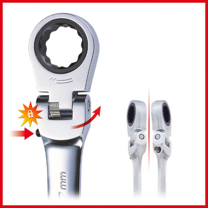 KS Tools Maul-Ringratschenschlüssel 13mm 72 Zähne Chrom-Vanadium Stahl 154mm - 4042146116760
