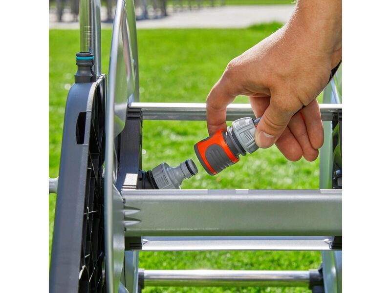 Gardena Schlauchwagen Schlauchwagen Set Aqua Roll M 30m Schlauch große Räder - 4078500047593