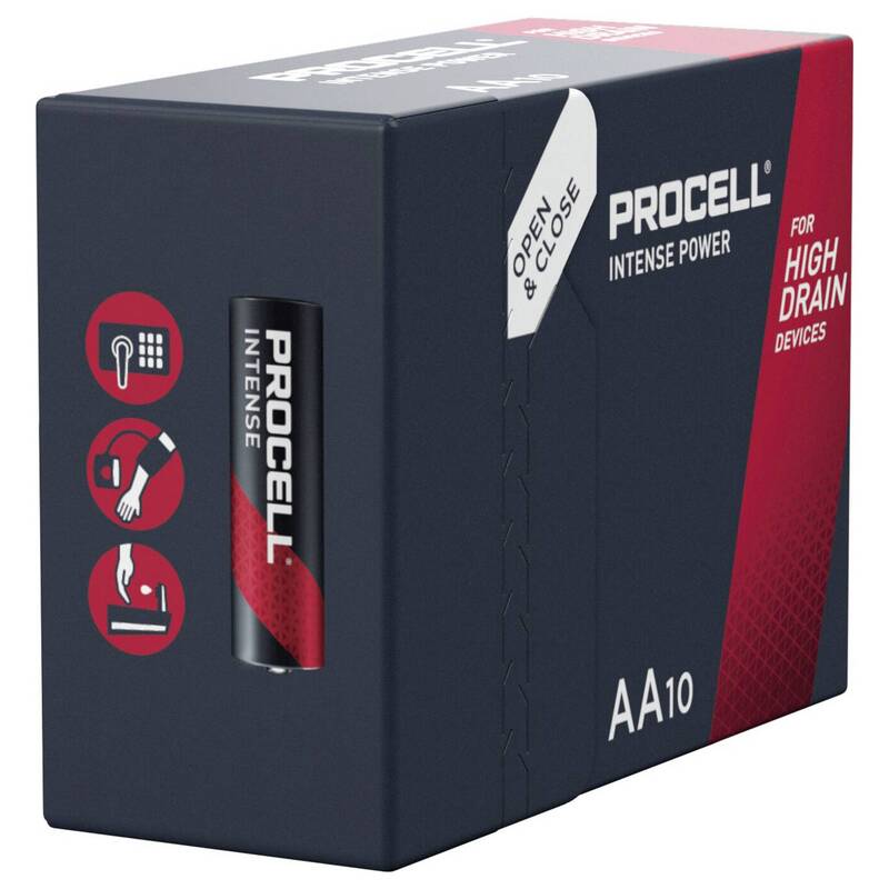 Duracell Procell Intense Batterie Zelle AA MN1500 Industrie Langzeit 50 STÜCK - 5000394136830