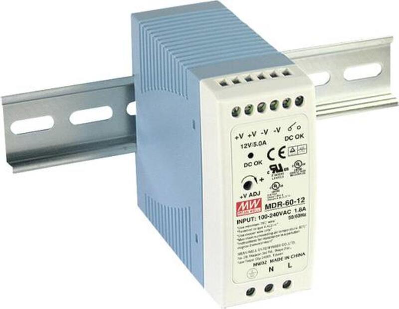 Mean Well MDR-60-24 Hutschienen-Netzteil DIN-Rail 24 V/DC 2.5A 60W 3 STÜCK - 4021087020862