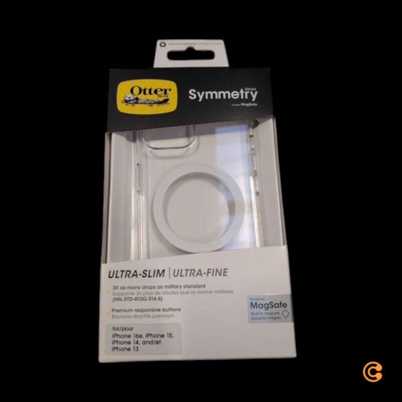 OtterBox Symmetry Clear MagSafe Apple iPhone 16e/ iPhone 15/ iPhone 14/ iPhone 13 (6.1') Case Clear - (77-98189), Antimicrobial, 7 Years Warranty 77-9 - 840434706969