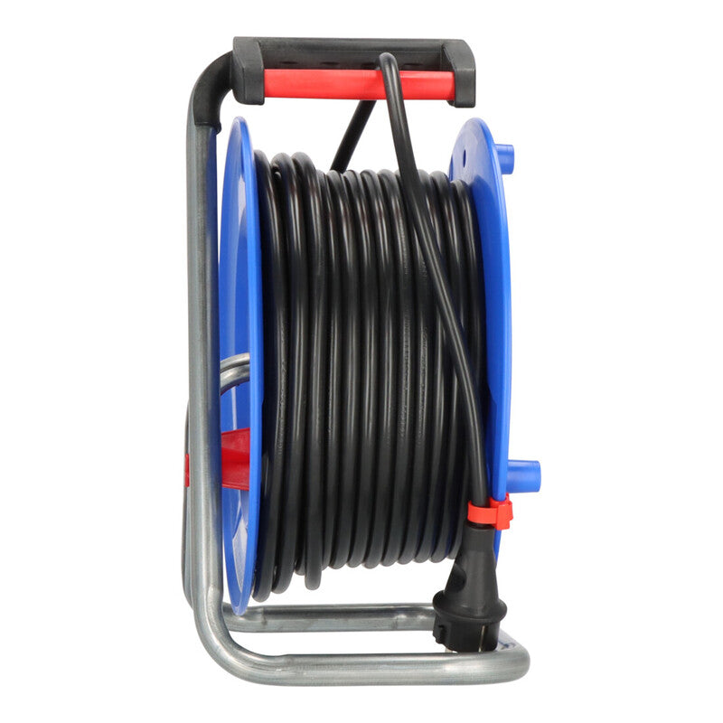 Brennenstuhl Kabeltrommel Garant 40m 4-fach Steckdose 290mm schwarz Kunststoff - 4007123141920
