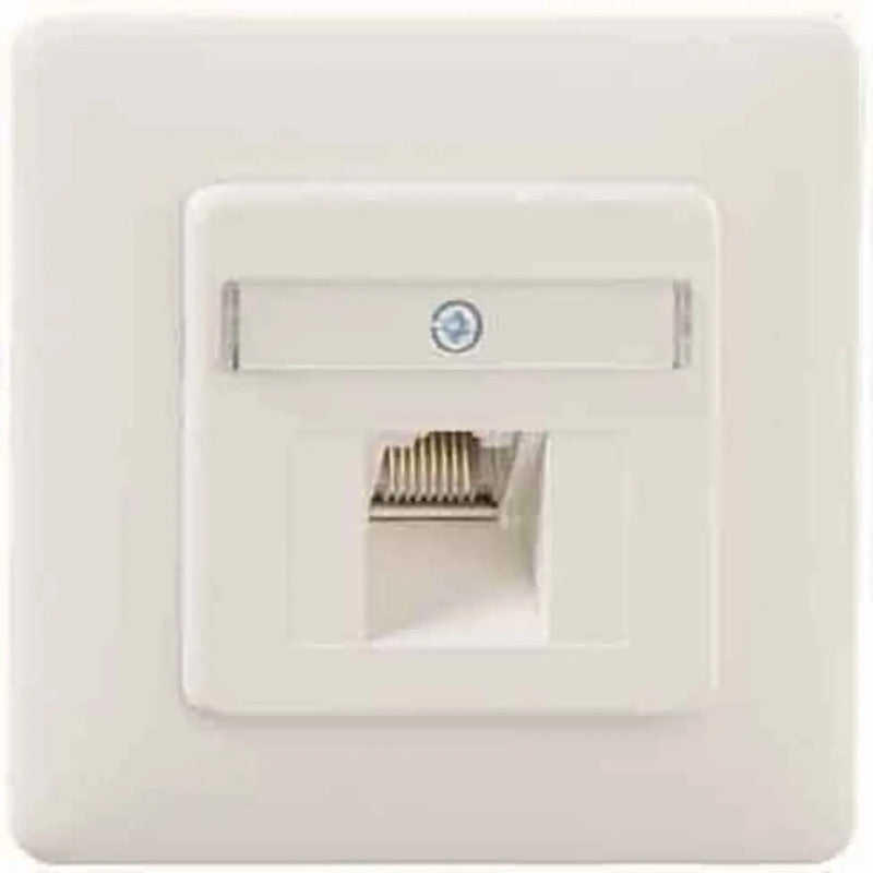 Rutenbeck Netzwerkdose Unterputz Einsatz CAT 6a ungeschirmt reinweiß 80x80x31mm - 4043921059623
