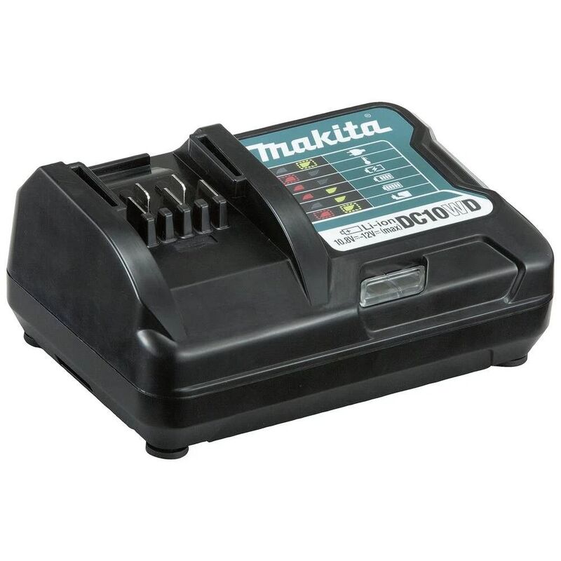 Makita Ladegerät DC10WD Akkupack-Ladegerät 10,8V 12V 230V Li-Ion E ohne Akku - 2050013302293