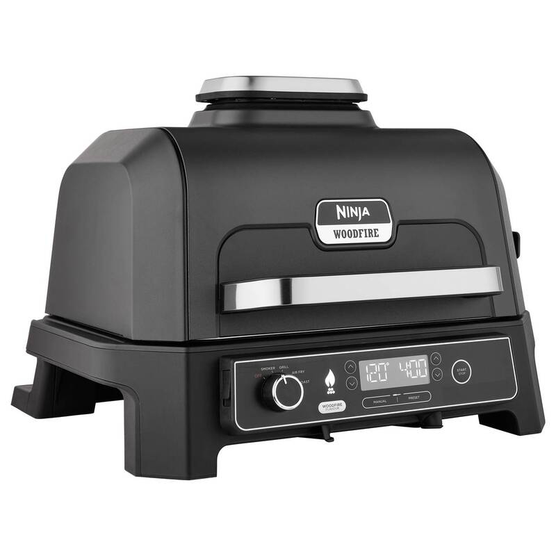 Ninja Woodfire Pro XL Elektrogrill Schwarz Edelstahl 1700W mit Thermometer - 0622356281058