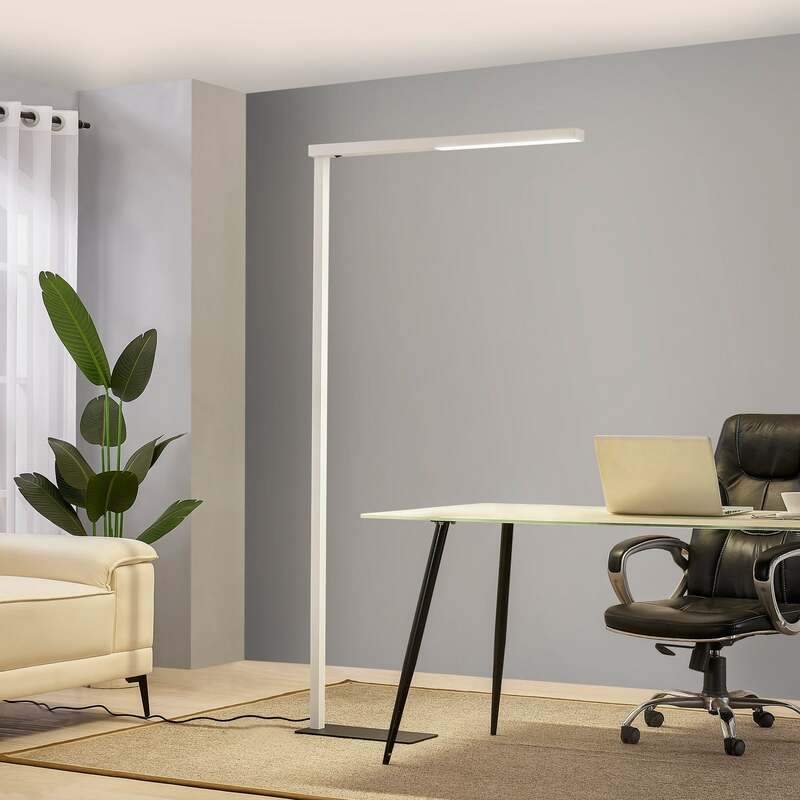 Arcchio Stehleuchte Tamilo LED Lampe Büro Leuchte weiß 194cm Metall 22W 4000K - 4251096548624