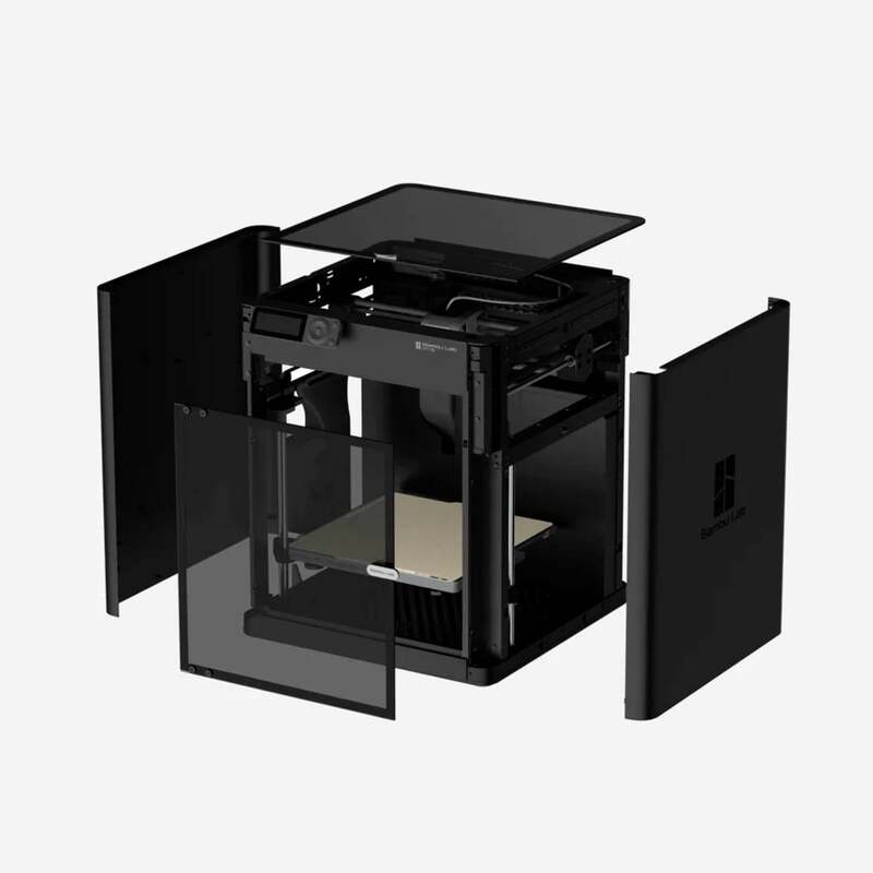 BambuLab 3D Drucker P1S Combo FDM Heizbett integrierte Kamera App Schwarz 256mm - 6975337033165