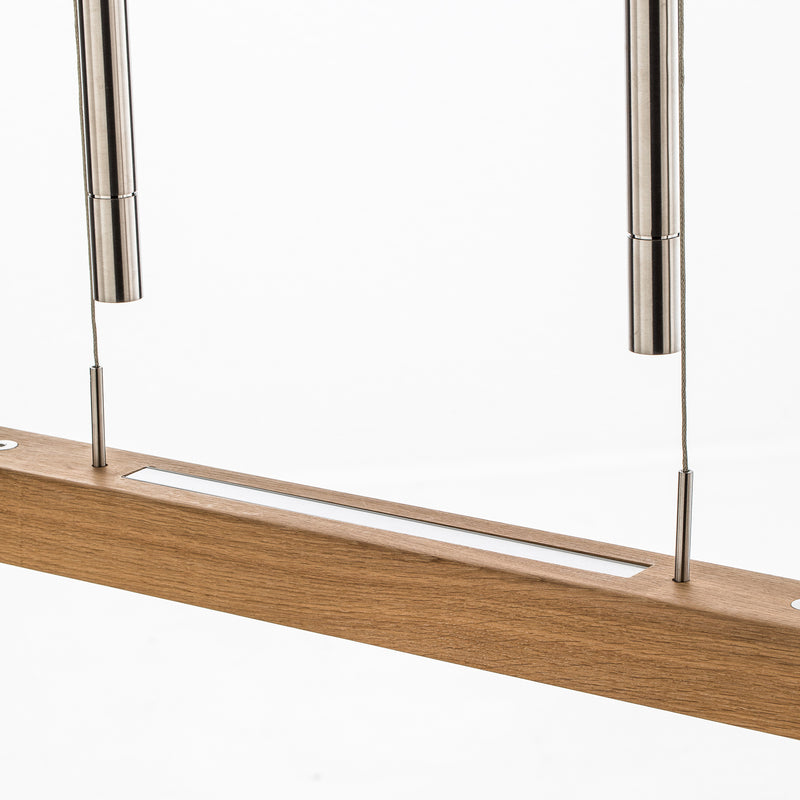 HerzBlut Hängelampe Leonora LED Hängeleuchte Pendellampe dimmbar natur 160cm - 4021273026302