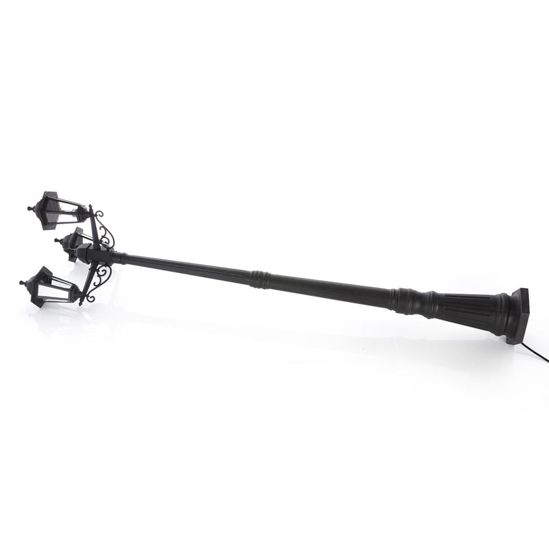 Lindby Außenleuchte Gartenleuchte Kandelaber Nane LED nostalgisch schwarz 217cm - 4251096561371