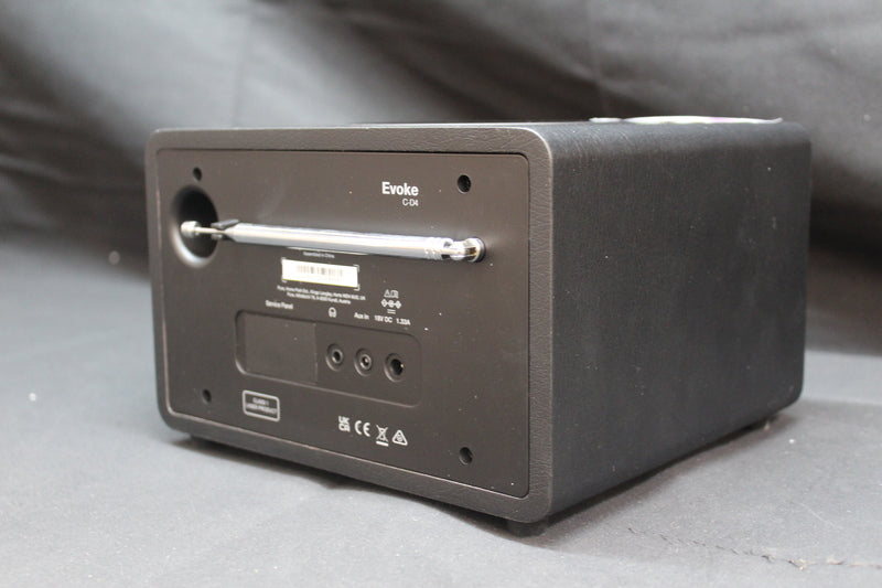 Pure Evoke C-D4 Tischradio UKW AUX Bluetooth CD Schwarz Radio Küchenradio Audio - 0759454510800
