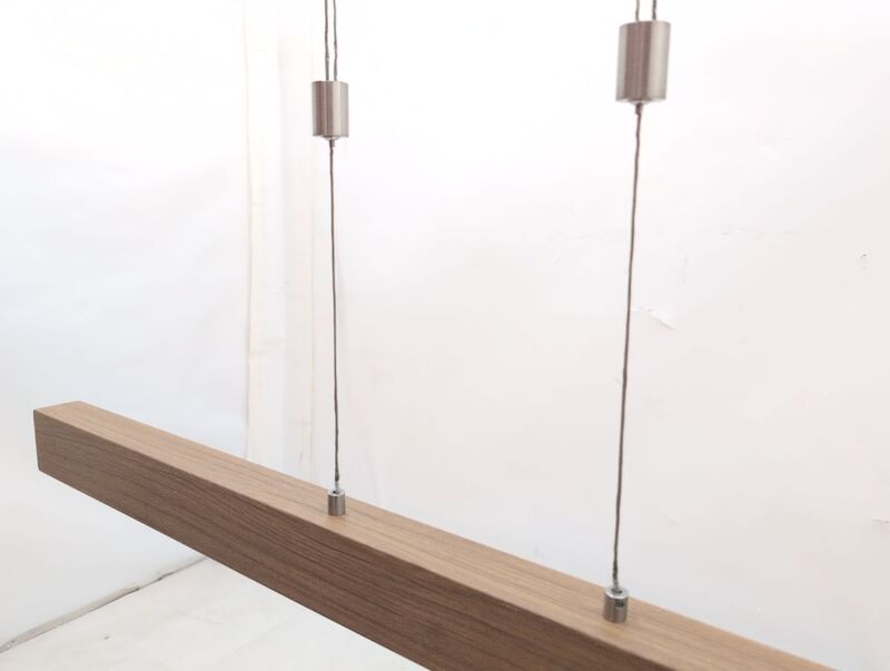Leuchten Direkt LED-Pendelleuchte Amanda Hängelampe Lampe LED Holzoptik dimm103 - 4043689971199