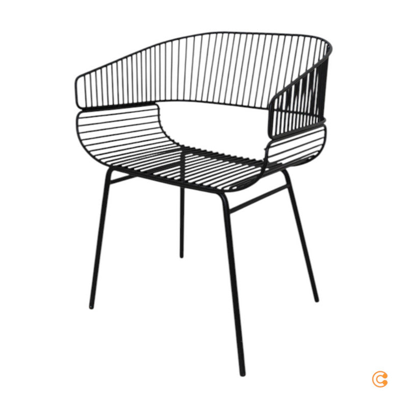 Petite Friture Trame Stuhl Sitzmöbel Esszimmerstuhl schwarz Designstuhl - 3760236183690