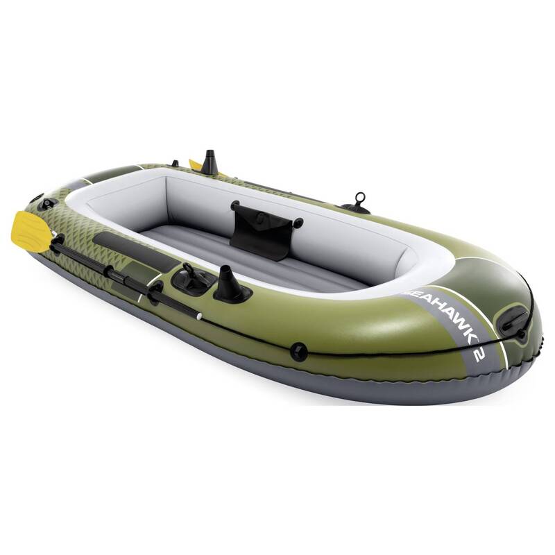 Intex Seahawk 2 Boot Sportboot bis 240 kg Angelboot mit Paddeln und Pumpe - 6941057430645
